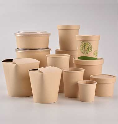 KRAFT PAPER SOUP CUPS